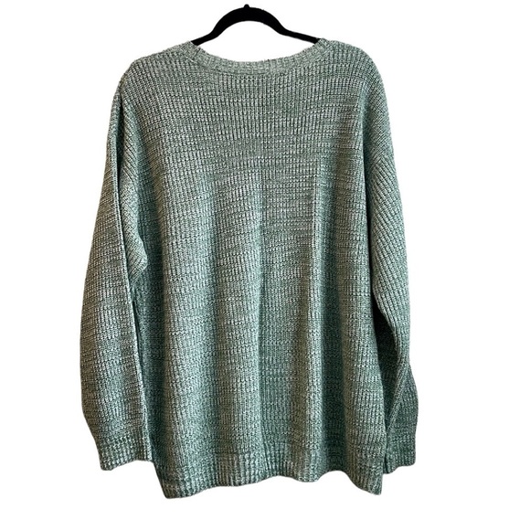 LuLaRoe | Mariah | Green Variegated Sweater - Size 2X - Picture 3 of 6